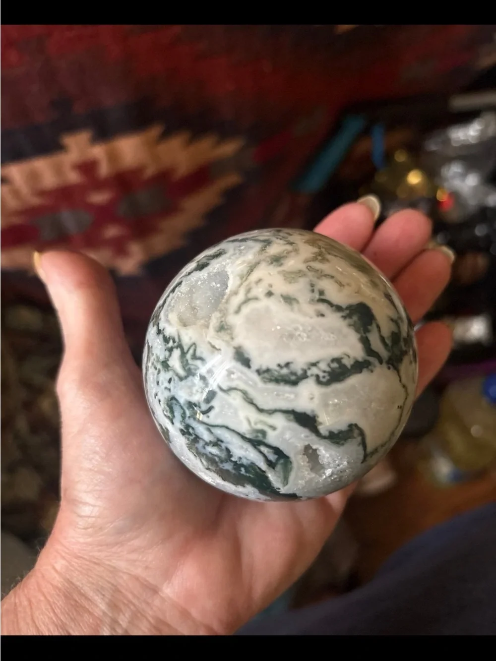 Moss Agate Sphere
